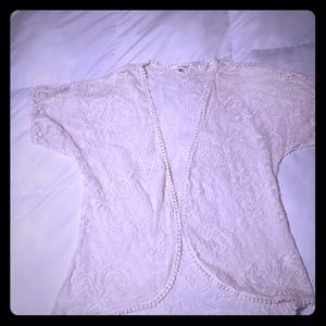Cream color, Sugar Rain brand , lace kimono